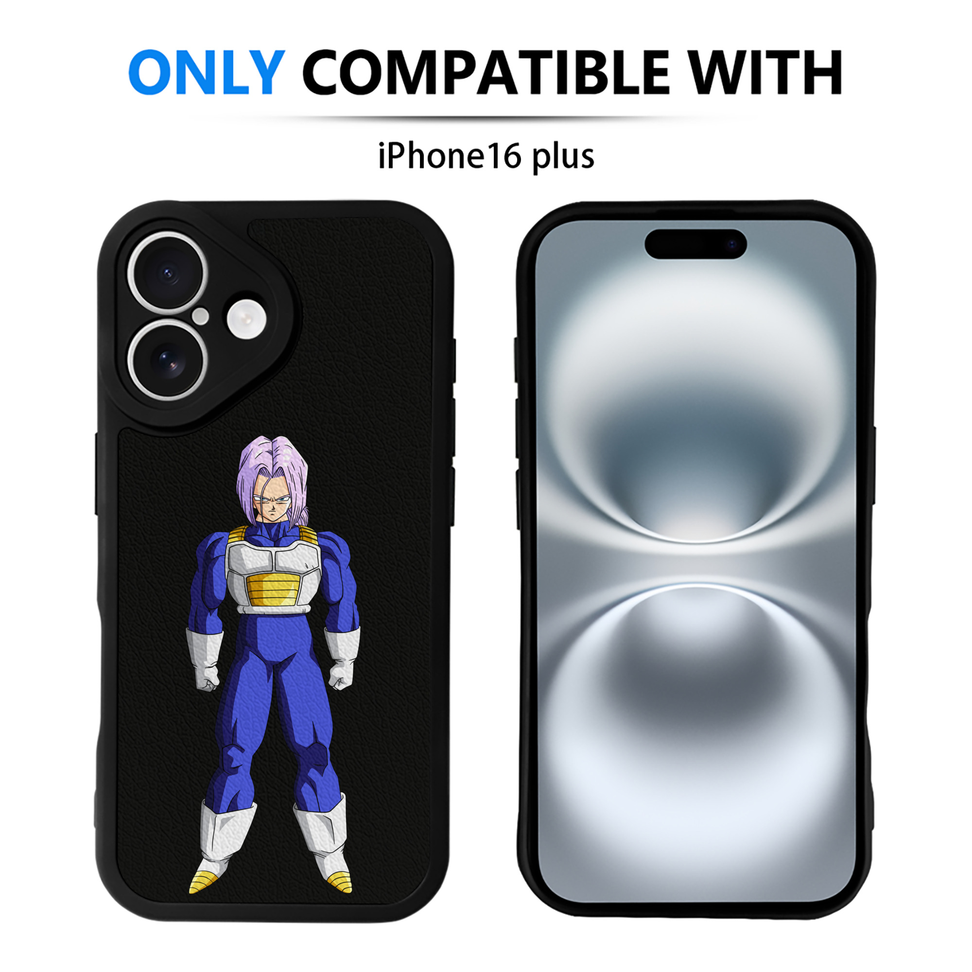 （画像用） ドラゴンボール DRAGON BALL 【iPhone 16シリーズ対応】シリコンスマホケース（レザー調） 材質：シリコン